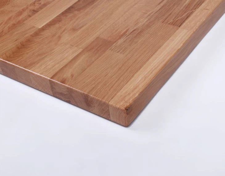 Oak Solid Wood Butcher Block Dining Table