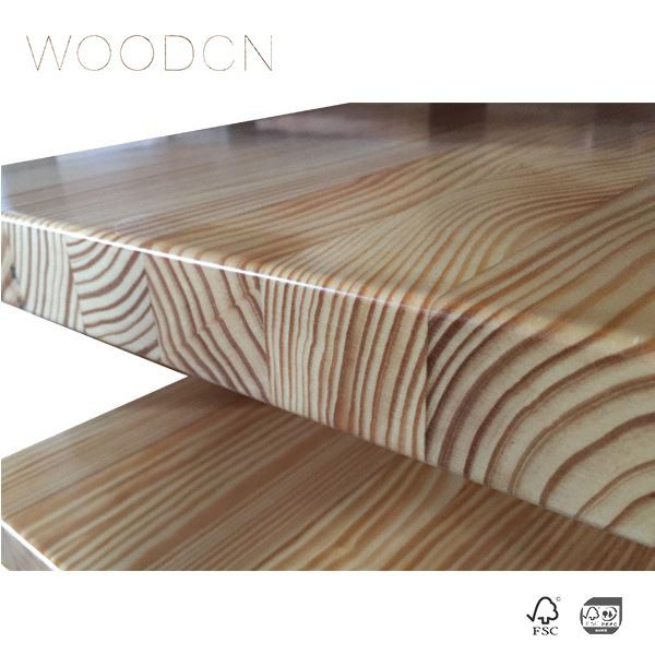 Pine Wood Edge Glued Counter Top China