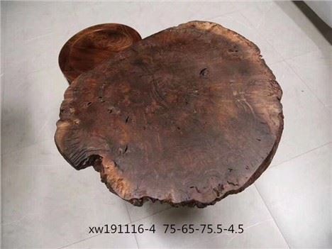 Solid South America Walnut Tea Table Desktop