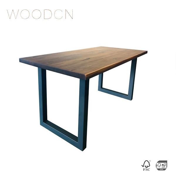 Beech Wooden Butcher Block Tea Table