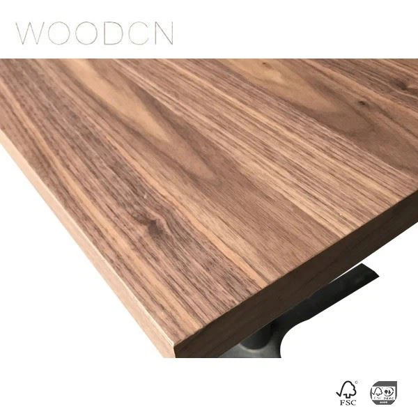 Beech Wood Veneer Dining Table For Restaurant