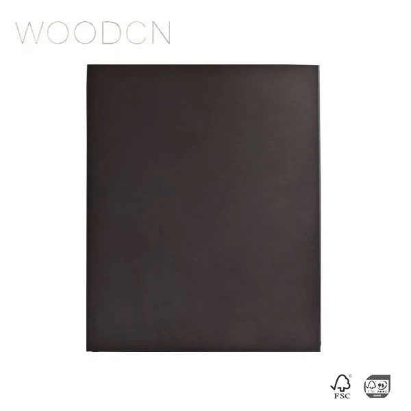 Leather Metal Veneer Office Desk Top
