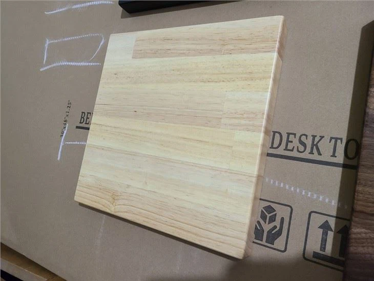 Rubber Wood Butcher Block Kitchen Top Factory