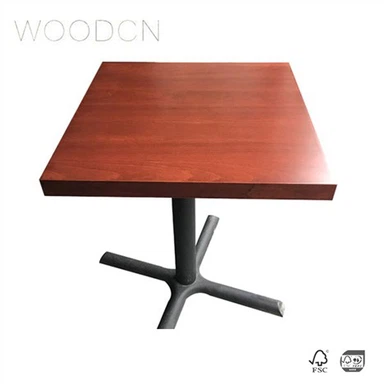 Beech Wood Veneer Dining Restaurant Table