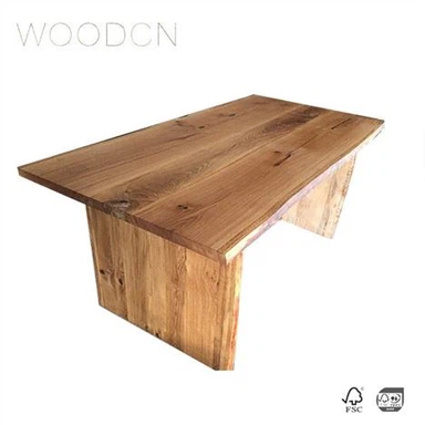 OAK Wooden Edge Glued Tea Table