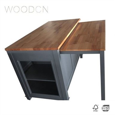 Solid Beech Wood Butcher Block Cabinet Top