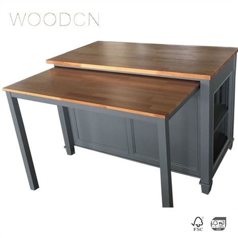 Walnut Wood Butcher Block Cabinet Top