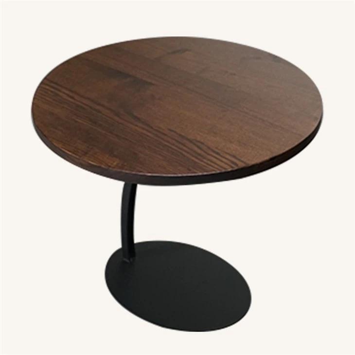 Solid Ash Wood Coffee Table in Walnut Color Supplier high quality