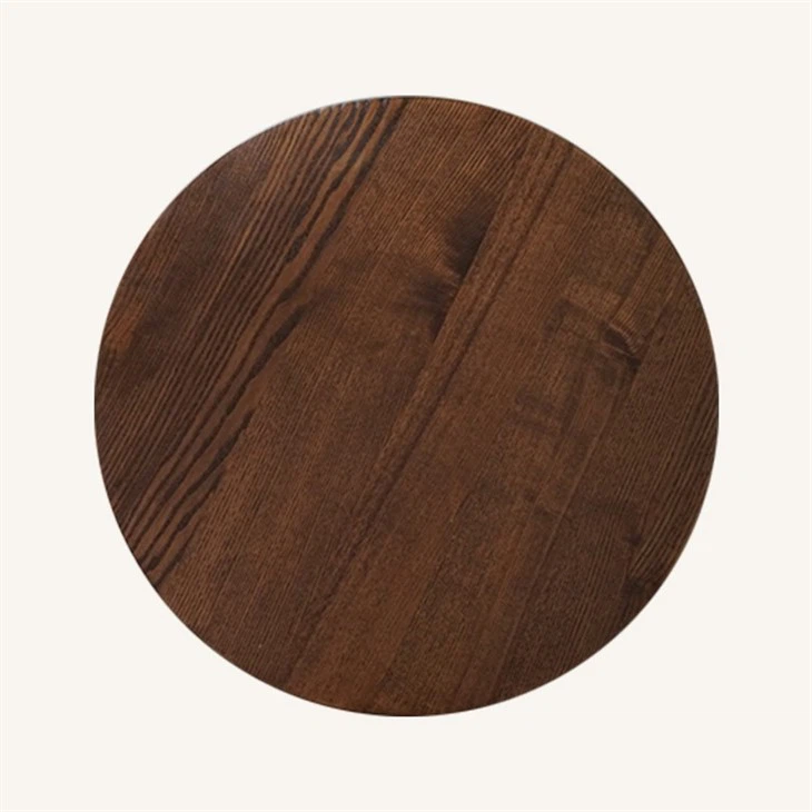 Solid Ash Wood Coffee Table in Walnut Color Supplier factory