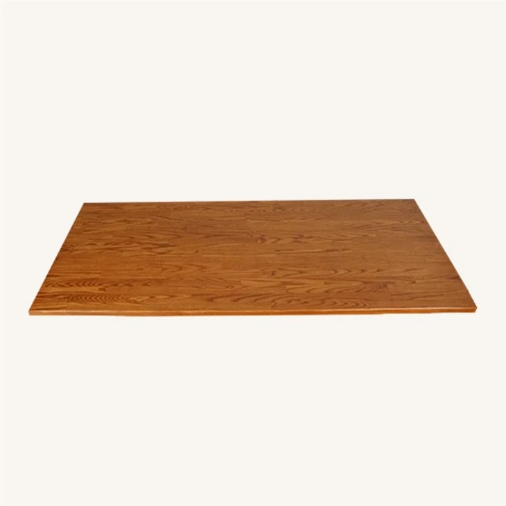 Solid Ash Wood Rectangle Butcher Block Dining Table in Cherry Color Supplier suppliers