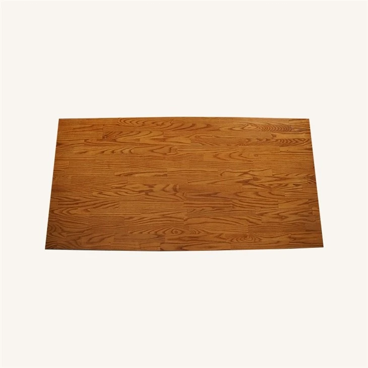 Solid Ash Wood Rectangle Butcher Block Dining Table in Cherry Color Supplier price