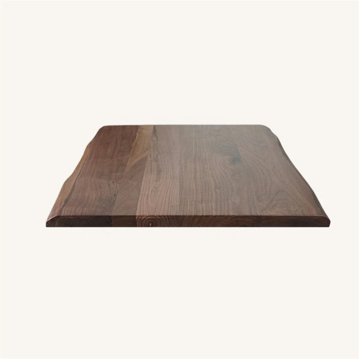 Solid NA Black Walnut Rustic Live Edge Restaurant Dining Table Manufacturer factory