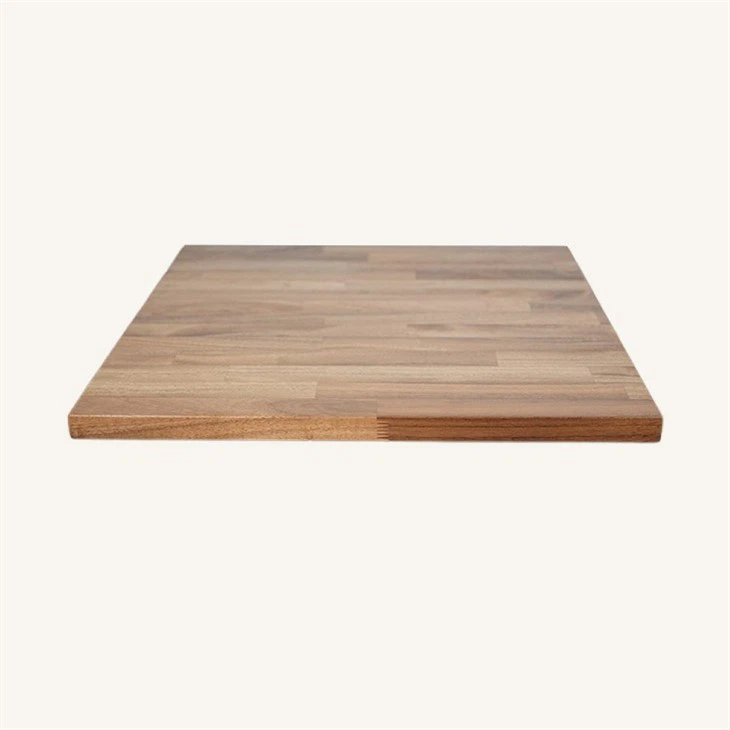 Solid South American Walnut Butcher Block Dining Table Top Natural Color Supplier suppliers