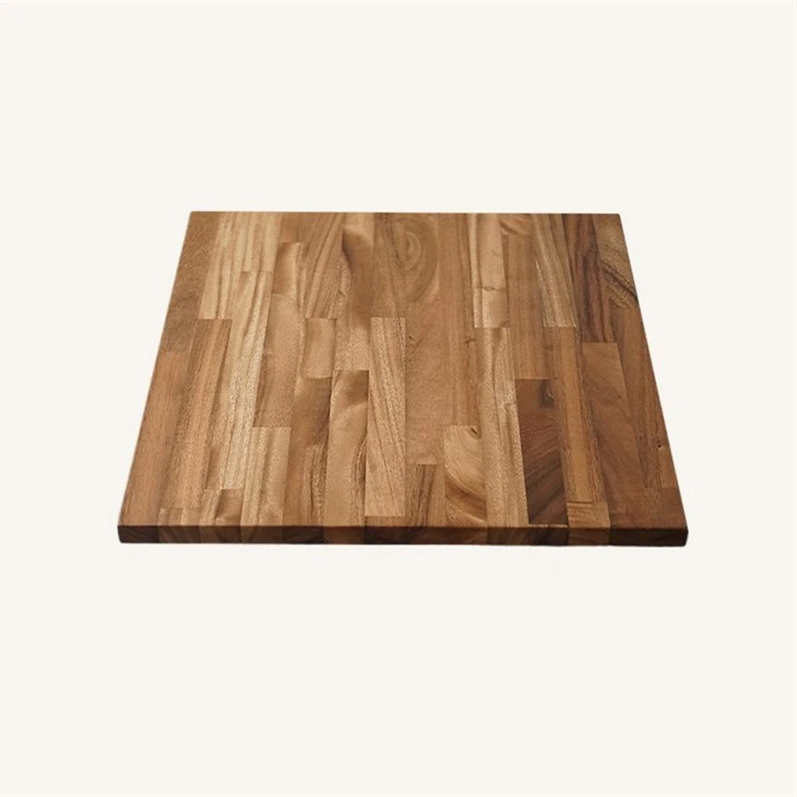Solid South American Walnut Butcher Block Dining Table Top Natural Color Supplier factory