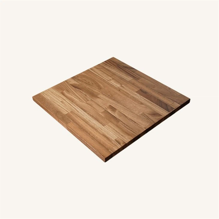 Solid South American Walnut Butcher Block Dining Table Top Natural Color Supplier best